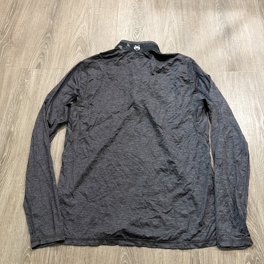 Men's Greyson Guide Sport 1/4 Zip Long Sleeve Pullover Size Medium Heather Grey - Picture 9 of 10